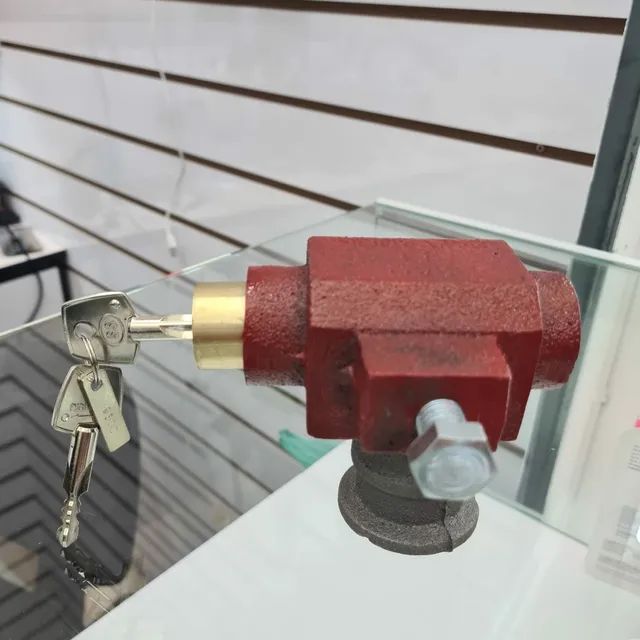 Cadeado de piso para porta de aço - Porta rolo de comércio  - Foto 4