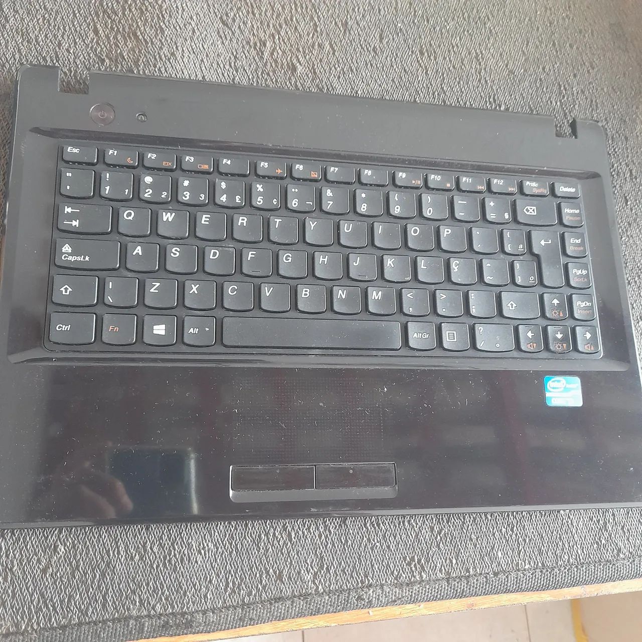 Base superior com teclado e touch lenovo g480 g485 e z480
