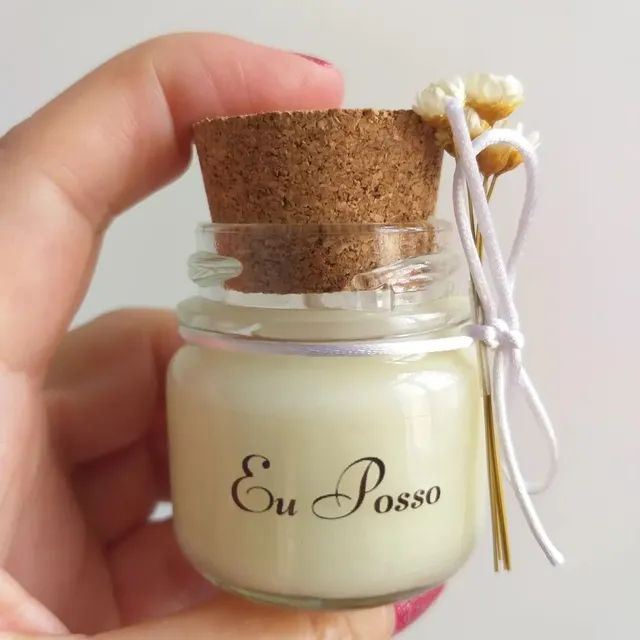 Lembrancinha Personalizada - Velas Perfumadas - Batizado  - Foto 5