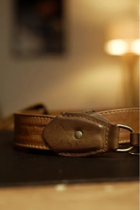 Alça para câmeras em couro legítimo