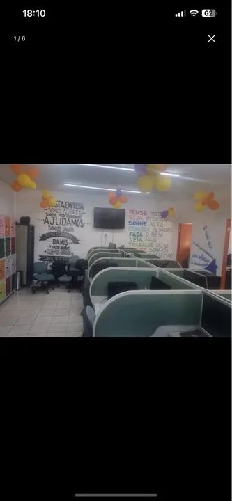 Baías para call Center 