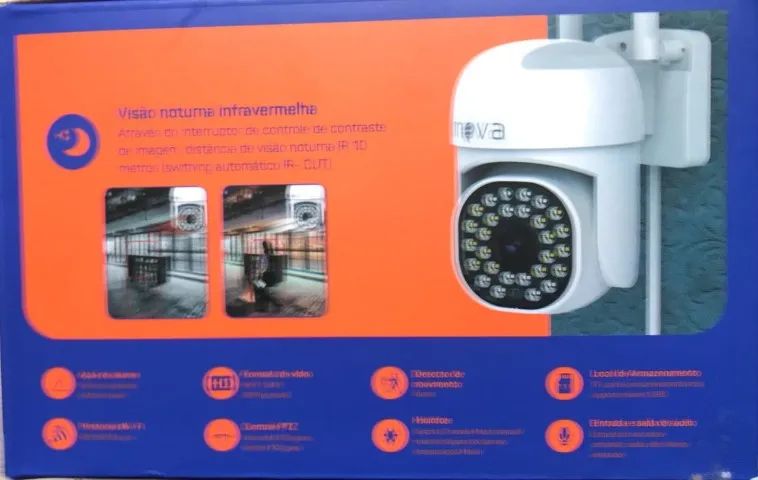 Câmera A8 Prova Dágua Full Hd Infravermelho Zoom 4x Icsee -  prova de agua - Foto 3