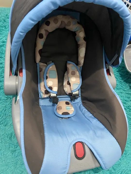 Cadeirinha de Bebê Conforto - Azul - Foto 2