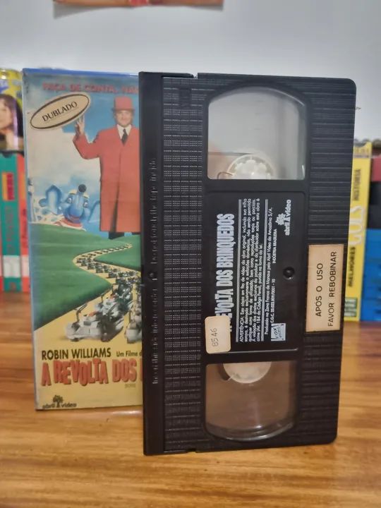 Vhs  A Revolta Dos Brinquedos Robin Williams  Dublado  - Foto 4