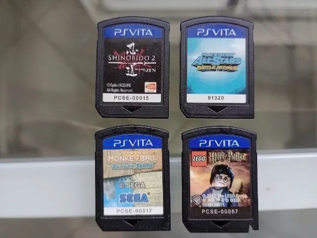 Lote 4 x Jogos PS Vita Shinobido 2, Playstation All-Stars, LEGO Harry Potter, Monkey Ball - Foto 2