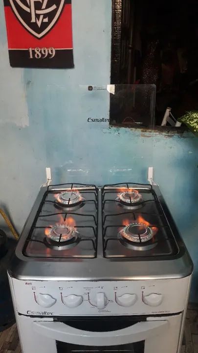 FOGÃO 4 BOCAS SEMINOVO FAZ ENTREGA HOJE - Foto 4