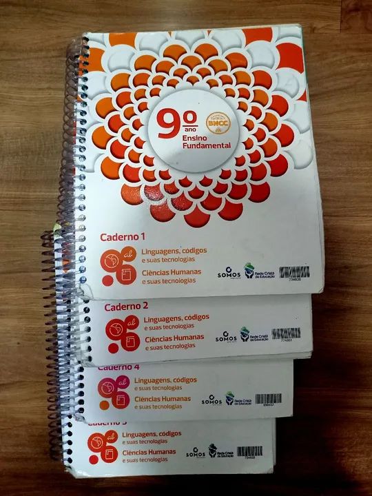 Livros Apostilas 9o Nono Ano Nona Série Ensino Fundamental Editora Somos Rede Cristã