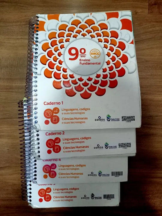 Livros Apostilas 9o Nono Ano Nona Série Ensino Fundamental Editora Somos Rede Cristã