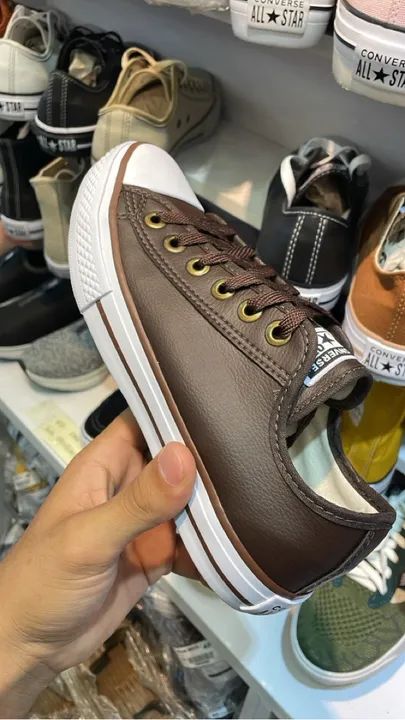 All Star de couro 34 ao 43 - Foto 3