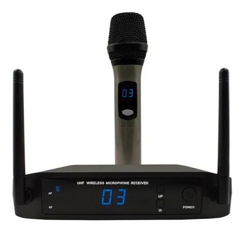 Microfones Sem Fio Le Son Ls906 16 Canais Padrão Cardioide Cor Preto - Foto 3