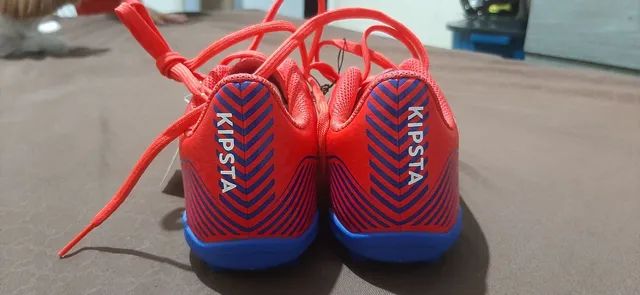 Chuteira infantil Kipsta Easy Turf Agilly - Foto 3