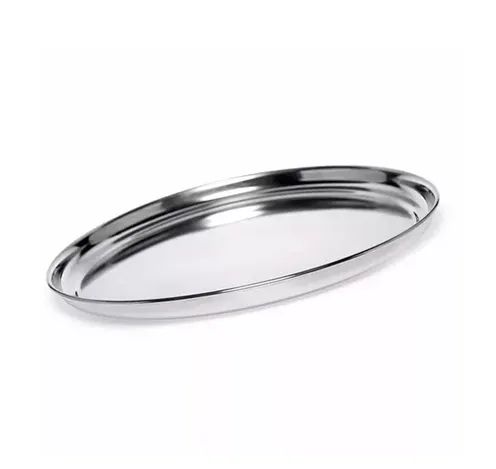 Bandeja Redonda Inox 45cm - Foto 3