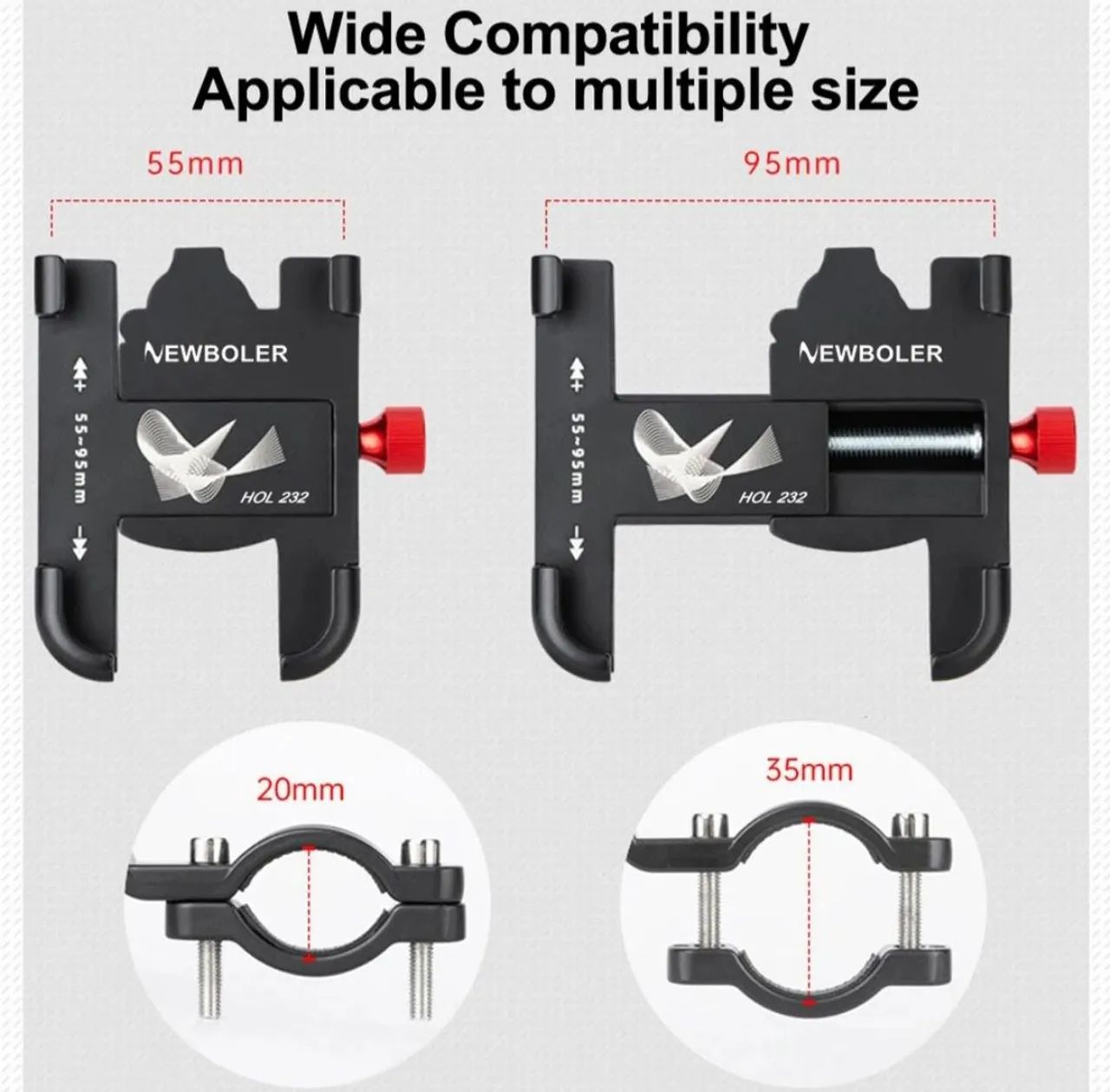 Suporte de Celular em Guidom. Todo em alumínio.  - Foto 4