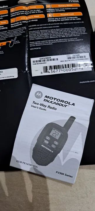 TALK ABOUT MOTOROLA.Par de Microfones Motorola HT1250 - Foto 3