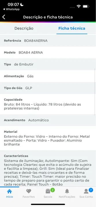 Forno Brastemp a gás de embutir novo - Foto 4