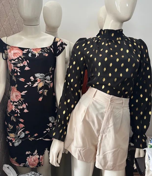 Blusa com detalhes dourado  - Foto 4