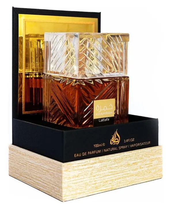 Perfume Lattafa Khamrah 100ml - Unissex - Foto 5