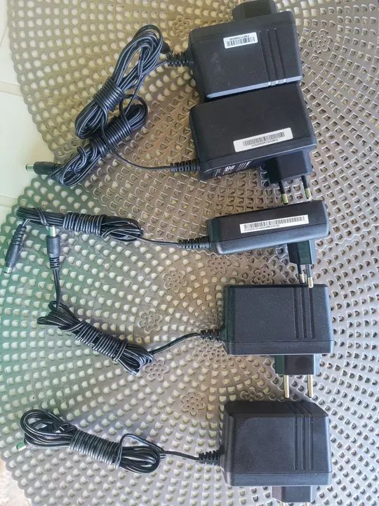 Kit 5 Fonte de energia 12V 2A P4, fita de LED, câmeras, decoders de Tv,Roteadores  - Foto 5