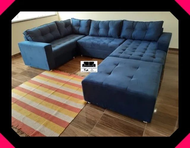 Sofá Novo Grandão Modular Puro Luxo Qualidade Premium Direto Da Fábrica Várias Cores 