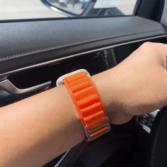 Pulseira Loop Alpina 42 44 49 mm Apple Watch W8 Iwo Ultra etc - Foto 2