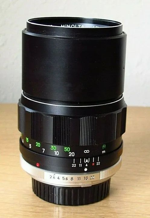 Minolta MC Tele Rokkor-PF 135mm f/2.8 Lente Vintage Excelente