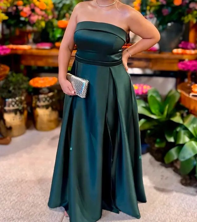 Vestido de festa verde  - Foto 2