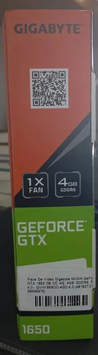 Gigabyte Placa gráfica GeForce GTX 1650 D6 OC 4GB GV-N1656OC-4GD V2 - Foto 3