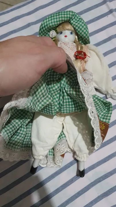 Boneca de Porcelana Blumenau vintage - Foto 4