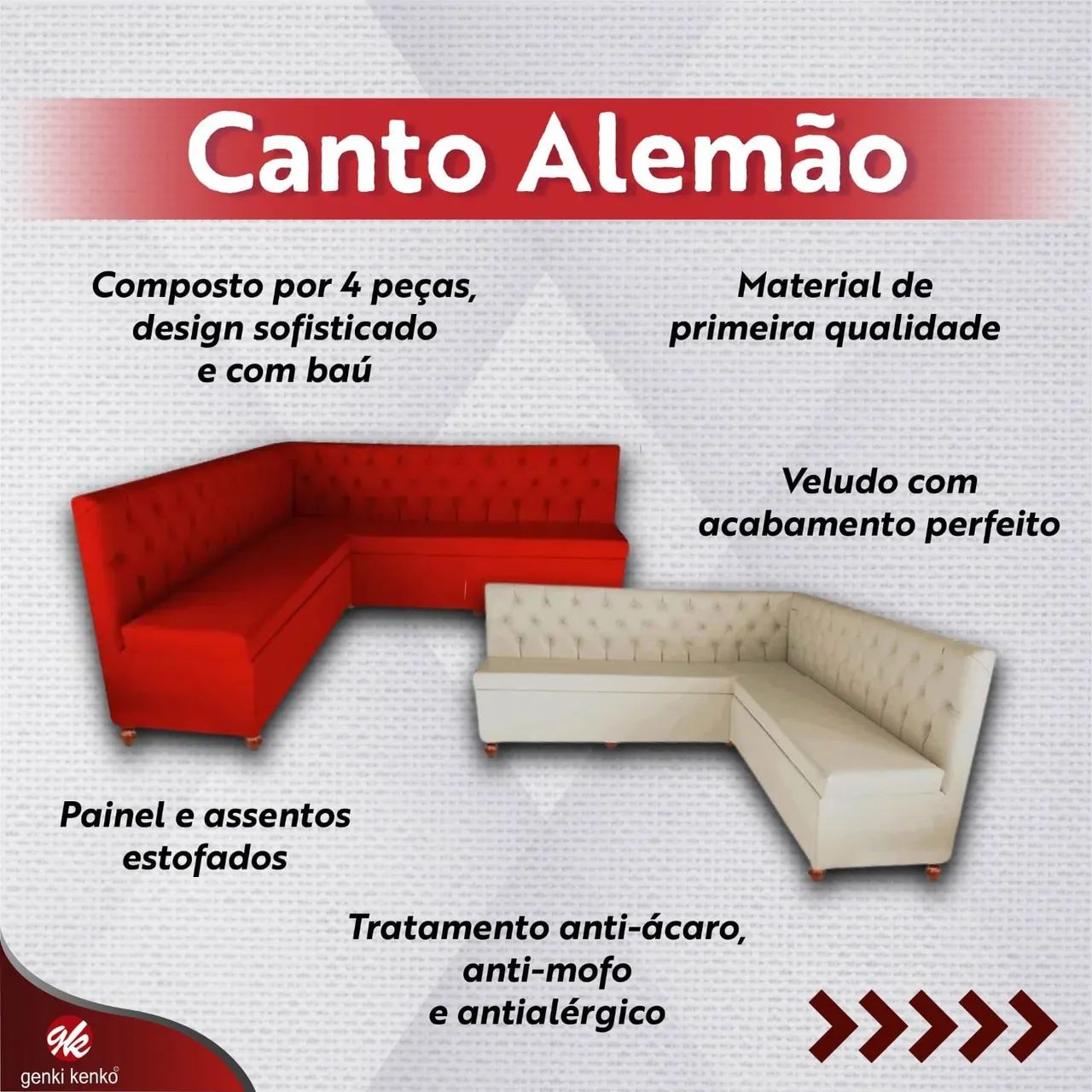 canto alemão 1.30x1.00cm - Foto 2