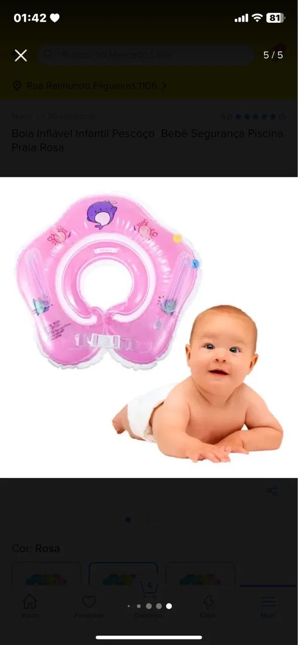 Boia de pescoço para bebês  - Foto 2