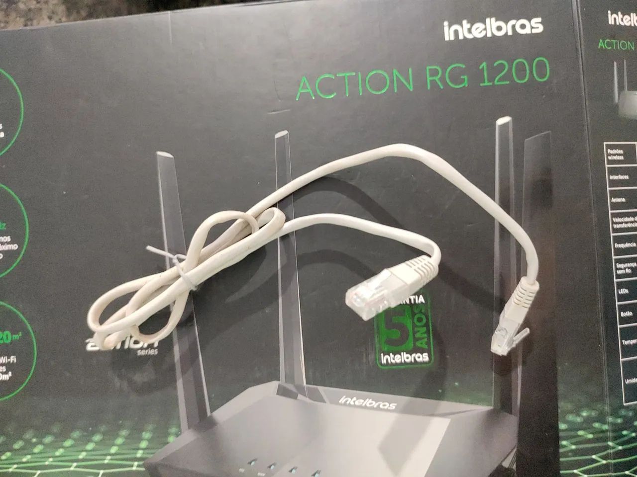 Roteador Intelbras Action RG 1200 - Foto 3