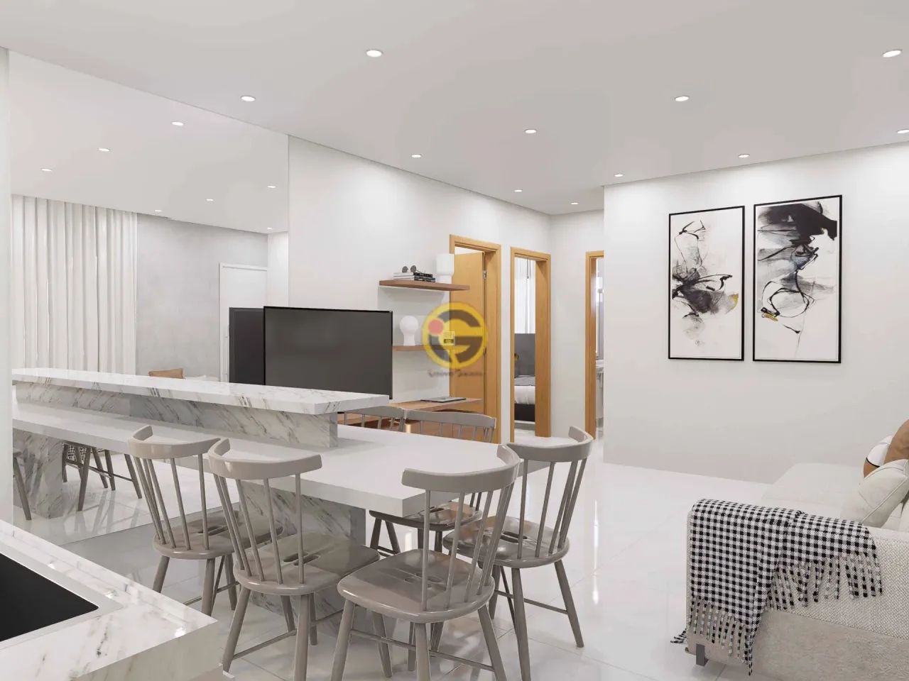 Casa de condomínio com 3 quartos, com 1 suíte, entrada parcelada, no setor Independência d - Foto 2
