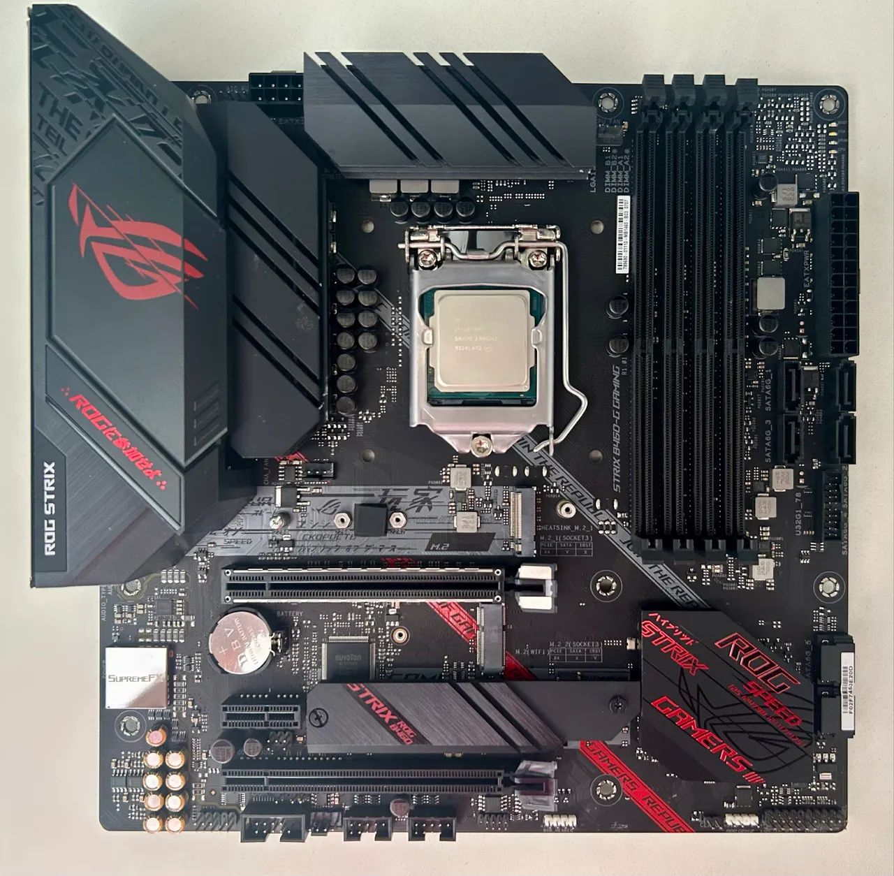 i7-10700F 32GB B460-M セット Kit gamer i7 10700f + asus rog b460m g gaming - Peças de Hardware