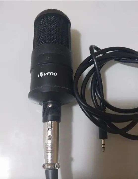 Microfone Vedo para Stream e Gravação