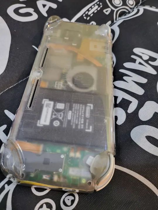 Nintendo Switch Lite Desbloq Carcaca Transparente Extreme Rate Excelente Aparelho - Foto 4