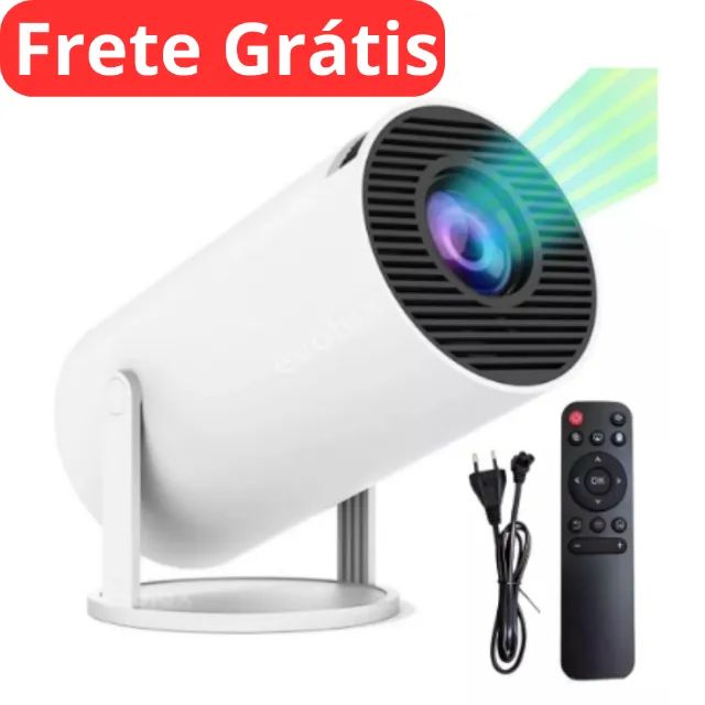 Projetor versão 4k Hd Android  Wifi Bluetooth Smart Portátil-100
