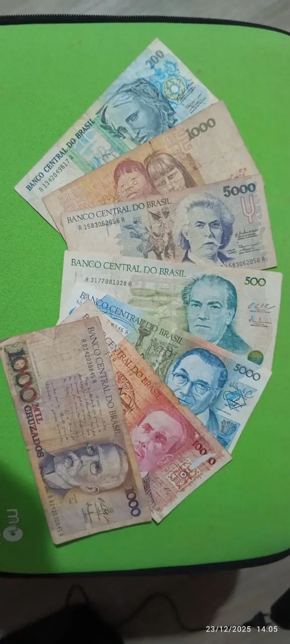 CEDULAS ANTIGAS REAL & CRUZADO - Foto 5