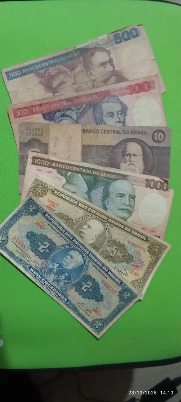 CEDULAS ANTIGAS REAL & CRUZADO