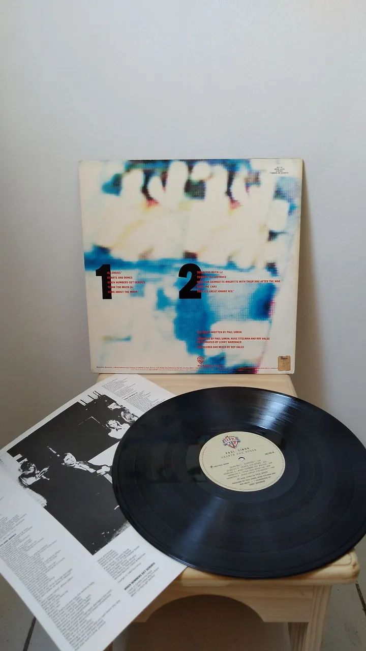 Disco vinil Paul Simon Hearts and Bones LP 1983 - Foto 3