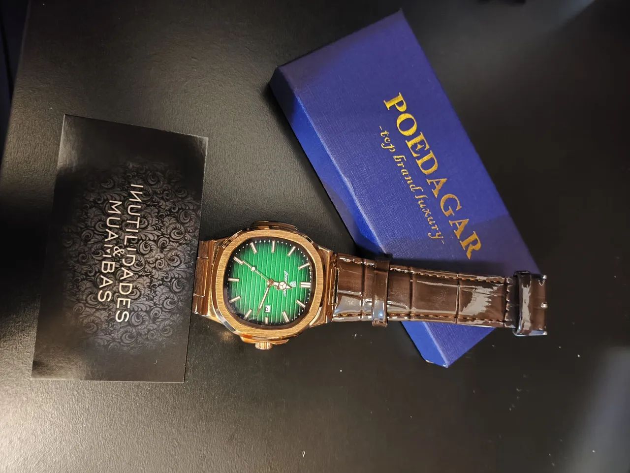 Relógio de pulso masculino Poedagar NOVO ORIGINAL - Foto 4