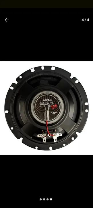 Alto falante BOMBER - 6 polegadas 60 Wrms 4 Ohms - Metalica - Foto 2