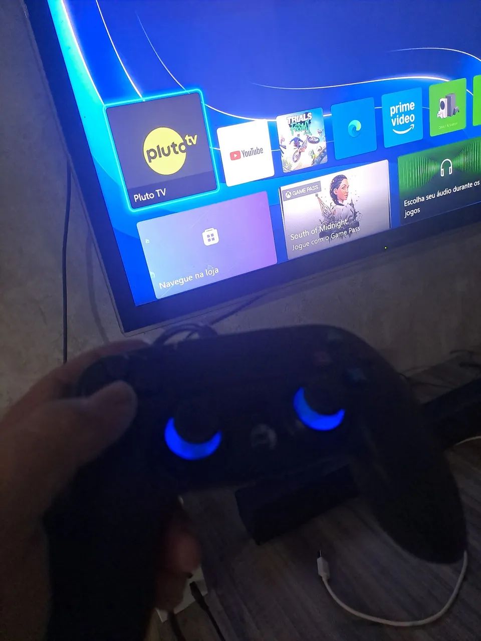 Controle PS4 Dazz ps3 pc - Foto 2