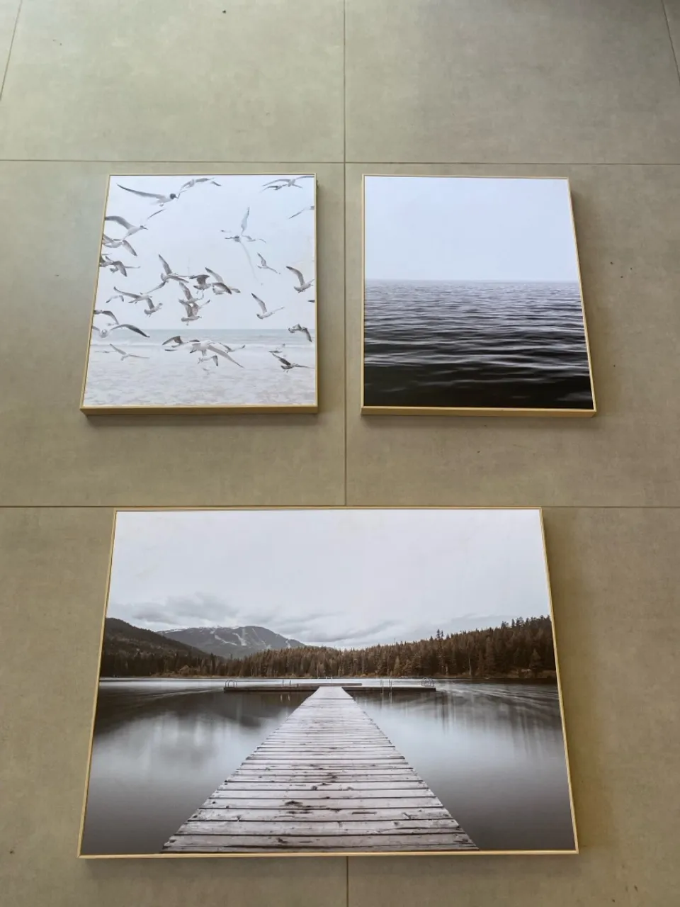 Kit de Quadros Decorativos Paisagens Naturais