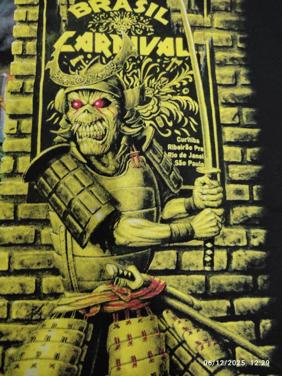 Iron Maiden - Camiseta oficial "M" 
