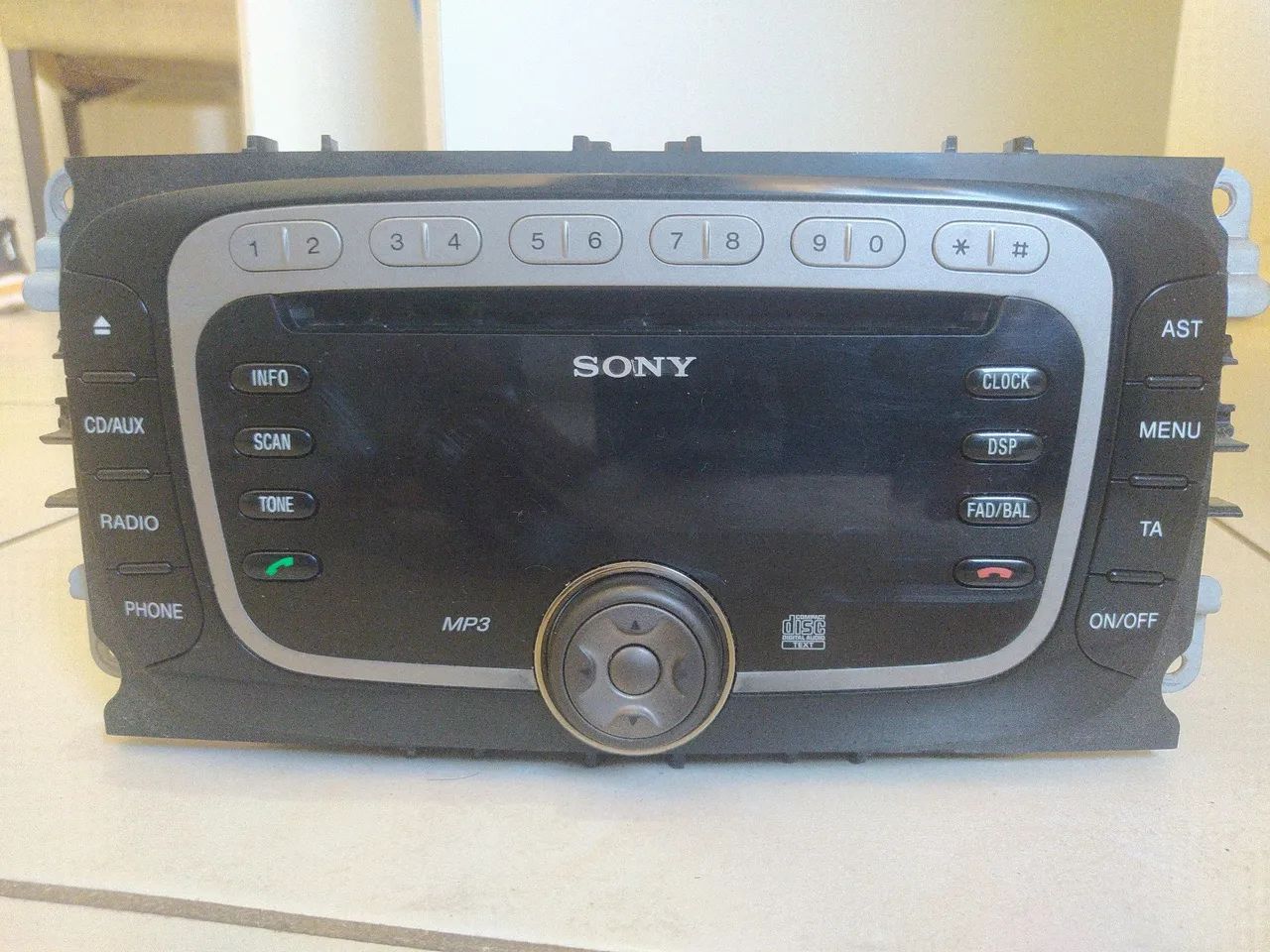 Rádio Sony original do Ford Focus
