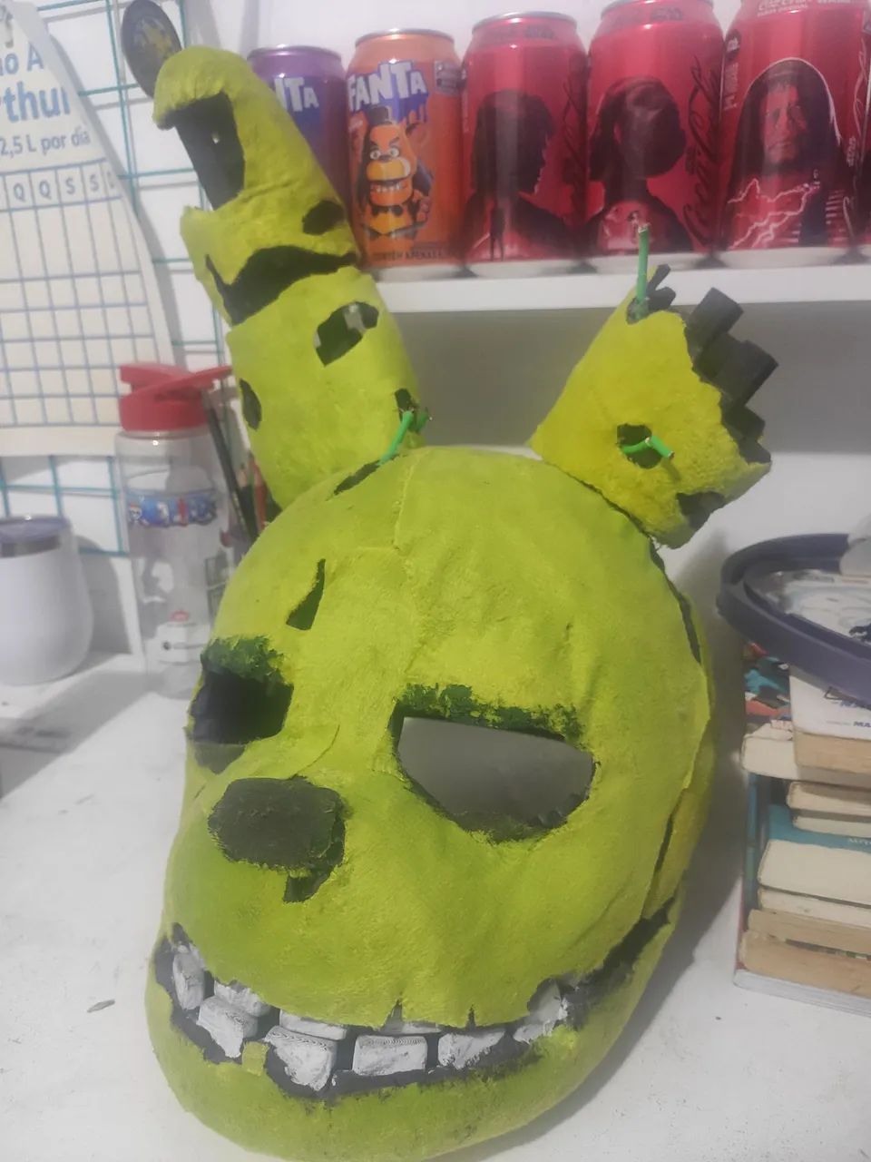 Máscara cosplay do Springtrap de Five Nights At Freddy's 2  - Foto 2