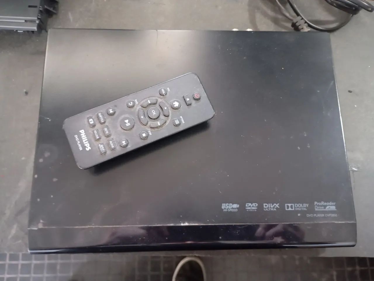 DVD Player Philips com Controle Remoto