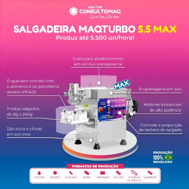 Máquina modeladora de salgados e doces - Consultomaq - Foto 6