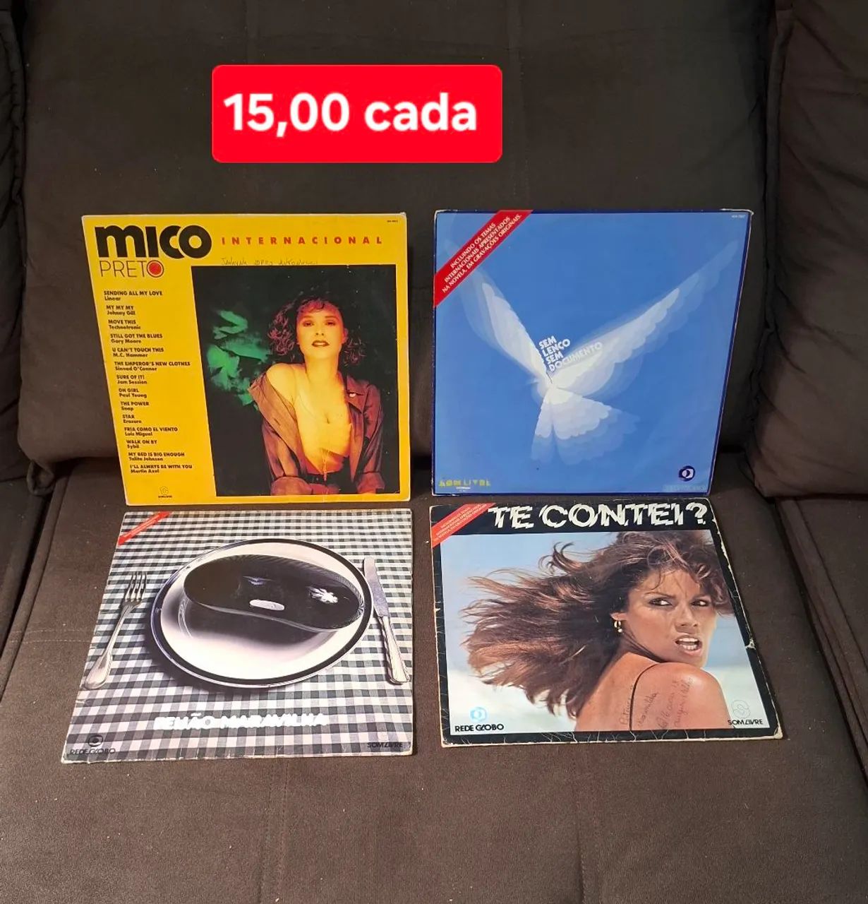 Desapego 37 Disco de vinil temas de novelas Nacional e Internacional  - Foto 5