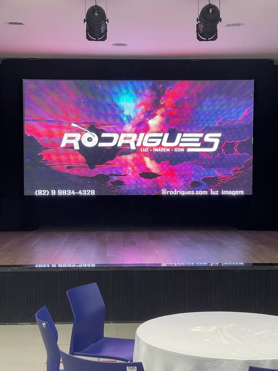 Painel de Led, som e iluminação digital. - Foto 3